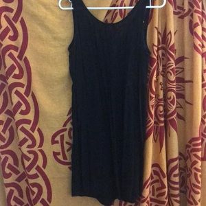 Black Dress with an Open Back